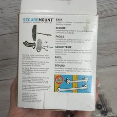 New OBX MOEN SecureMount Behind The Wall Anchor Pair SMA1000CH Free Shipping!