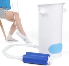 Folklyzo Sock Aid for Putting on Socks – Device Seniors, White