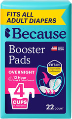 Because Overnight Booster Pads Fit All Adult Diapers, Helps Keep Your Adult Diap