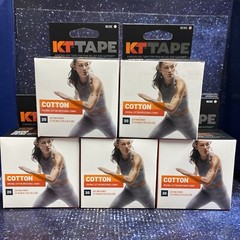 5X KT Tape Elastic Sports Tape, 20 Pre-Cut Strips – 2″x10″ Beige