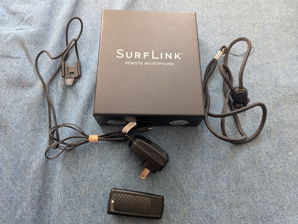 Starkey SurfLink Remote Microphone 2 Model 400 Tested Works w Charger