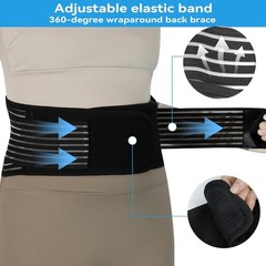 Self-Heating Magnetic Back Brace – Lightweight Support for Sciatica Relief