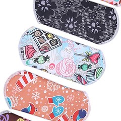 Menstrual Pad Reusable Waterproof Bamboo Charcoal Fiber Cloth Washable Women