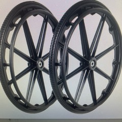 one pairWheelchair Wheel Replacement Parts 24 Inch, Wheelchair Wheel Replacement