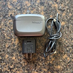 ReSound GN Hearing Aid Charger Case C-1 Gray Portable Charging Dock Holder