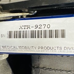 Quickie XTR Suspension Manual Wheelchair Frog Legs Casters Acta-Embrace Cushion