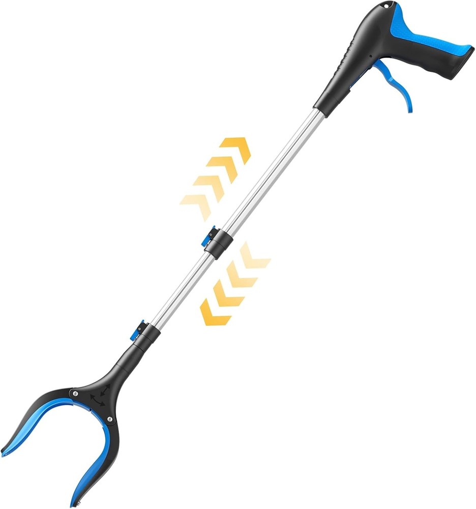 Telescopic Grabber Reacher Tool 5-Level Adjustable Length (23“ to 41“)