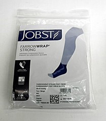 Jobst FarrowWrap Strong Foot Piece REGULAR Adjustable Compression Wrap Tan