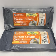 Sage 7905 Comfort Shield Barrier Cream Cloths 2 Packs W 8 In Each =16 EXP 2015