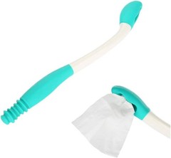 Modern Toilet Aid Tissue Grip Green Plastic Personal Hygiene Easy Use