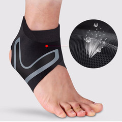 Copper Ankle Support Brace Compression Sleeve Socks Elastic Foot Pain Relief