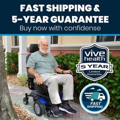 ELECTRIC WHEELCHAIR MODEL V;Key Specs: Top Speed: 4 mph Maximum Drive Range Pe