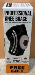 Dr Brace Professional Knee Brace W Side Stailizers Patella Gel Pad Size L LARGE