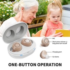 JINGHAO Rechargeable Hearing Aids Hearing Amplifier Sound Enhance Hearing LossBe