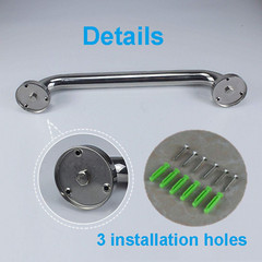 2 Pack 40 Inch Shower Grab Bar, SUS304 Stainless Steel Chrome Bathroom Grab Bar