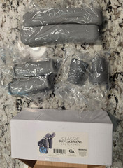 Standard Crutches -Replacement Kit – 6pcs – Hand Grips – Underarm Pads and Tips
