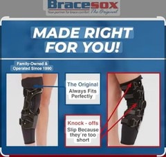 Braxesox Knee Undersleeve LARGE