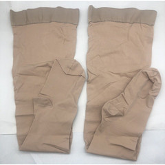 Beister 1 Pair Medical Closed Toe Thigh High Compression Stocking Beige Size 4XL