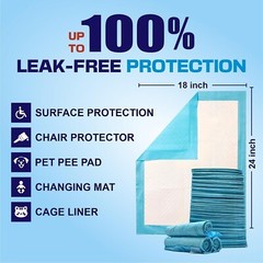 FPN Underpads Adult Disposable Incontinence Bed Pee Pads – Pack of 600 13×18″ S