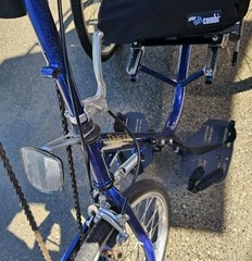 Quickie Bulletproof Handcycle 15″ W Seat Front End Accelerator
