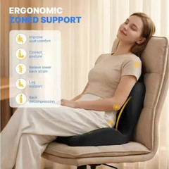 Memory Foam Coccyx Seat Cushion Ergonomic Chair Pad for Office Car Home
