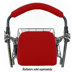 Fundas Universales Para Asiento Y Respaldo De Andador Con Andador (Rojo)