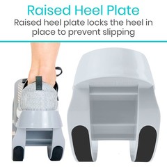 Vive Foot Rocker – Calf Stretcher for Achilles Tendinitis, Heel, Small, Gray