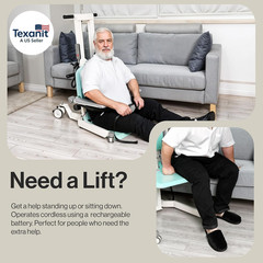 Gorise Electric Floor to Stand Lift – Support up to 500 Lbs, Floor Lift Chair fo