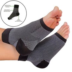 Plantar Fasciitis Socks w/Arch Support, Medical Grade Compression Foot Sleeve XL