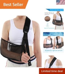 Breathable Mesh Arm Sling – Adjustable Shoulder Support for Injury Recovery