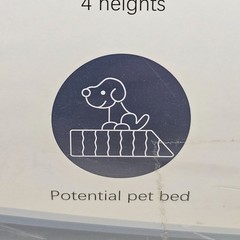 Kingpavonini Leg Positioner Pillow Washable Cover 4 Height Adjustable Pet Bed