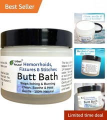 Easy Sitz Bath for Hemorrhoids and Fissures – Aloe Vera & Tea Tree Oil, 4 Oz
