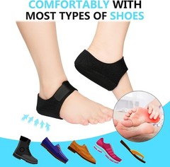 2× Plantar Fasciitis Heel Cups Heel Pain Heel Spur Cracked Heels Women Men USA