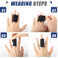 Finger Splints, 2 Pack Neoprene Finger Buddy Straps, No Metal Support Finger …