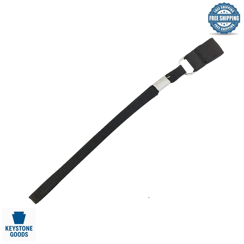 Black Stretchable Elastic Cane Wrist Straps – Pack of 2