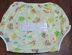 Incontinent Gary NEW Plastic Pants Adult Size X-LARGE Aussie Bears Design