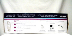Drive Medical Bathtub Safety Rail, Adjustable Width, 16.5″ H, New, Open Box