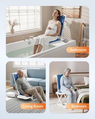 Upgraded 2026 Model Chair Lifts for Elderly, Lightweight Electric Floor Lift …