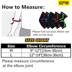 CFR Elbow Support Brace Compression Sleeve Arthritis Tendonitis Reduce Pain