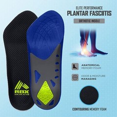 RBX Plantar Fasciitis Orthotic All-Day Relief 3/4 Insoles Men’s Size 8-12 – NEW