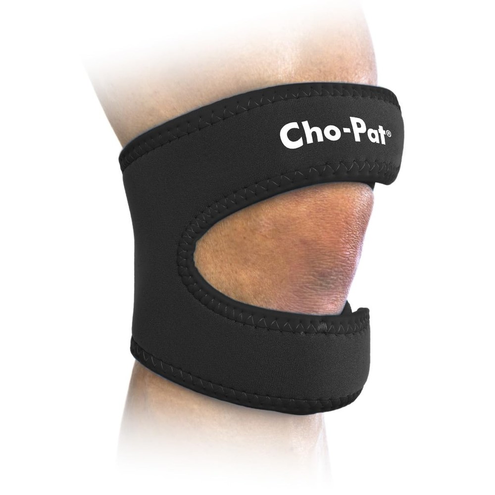 Cho-Pat Dual Action Knee Strap, Provides Full Mobility and Pain Relief for Arthr