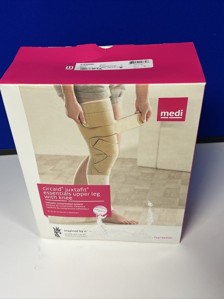 Medi Circaid JuxtaFit Essentials Upper Leg W/Knee RIGHT-XX SMALL 45CM CJF520R0