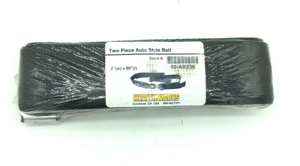Healthwares Two Piece Auto Style Belt Premium Positioning 2″ W x 80″ L 50-AB236
