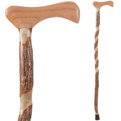 Handcrafted Wood Walking Cane – Made in the USA by Brazos – Twisted Sassafras…