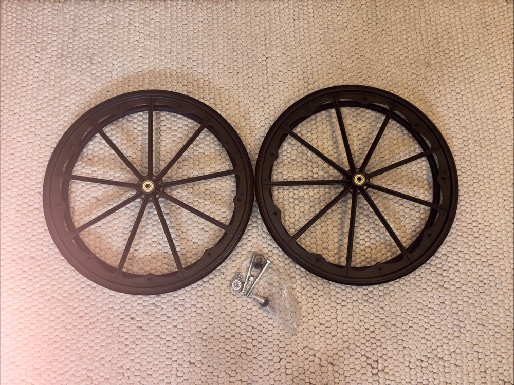 High-Quality 24-Inch Wheelchair Replacement Wheels – Durable Nylon Construction