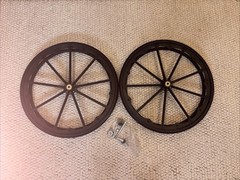 High-Quality 24-Inch Wheelchair Replacement Wheels – Durable Nylon Construction