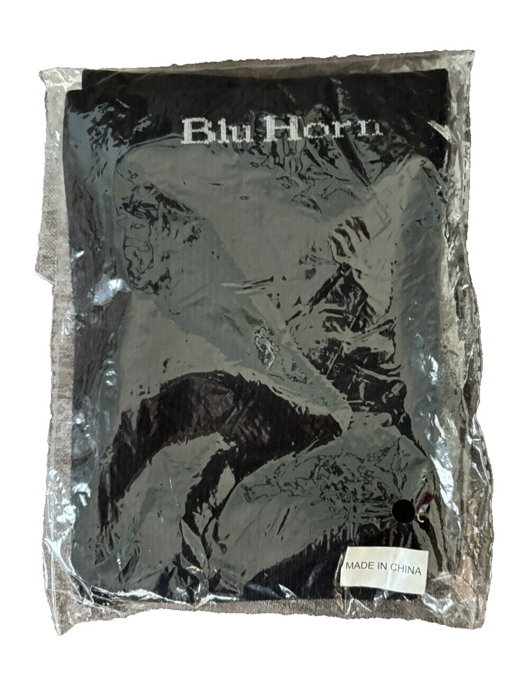 Blu Horn Black Knee High Compression Socks 5XL for Women and Men