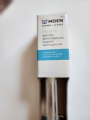 Moen Bath Grip Chrome 9 in Corrosion Resistant Easy Installation 250 lbs LR2250