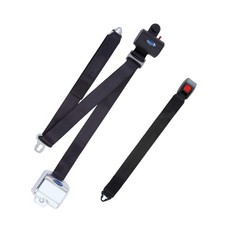 WHEELCHAIR RETRACTABLE SHOULDER/LAP BELT COMBO ASSEMBLY | Q8-6326-A1