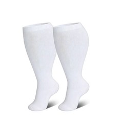 1/3/5 Pairs Plus Size Compression Socks, Unisex Quick-Dry Non-Slip for Men Women